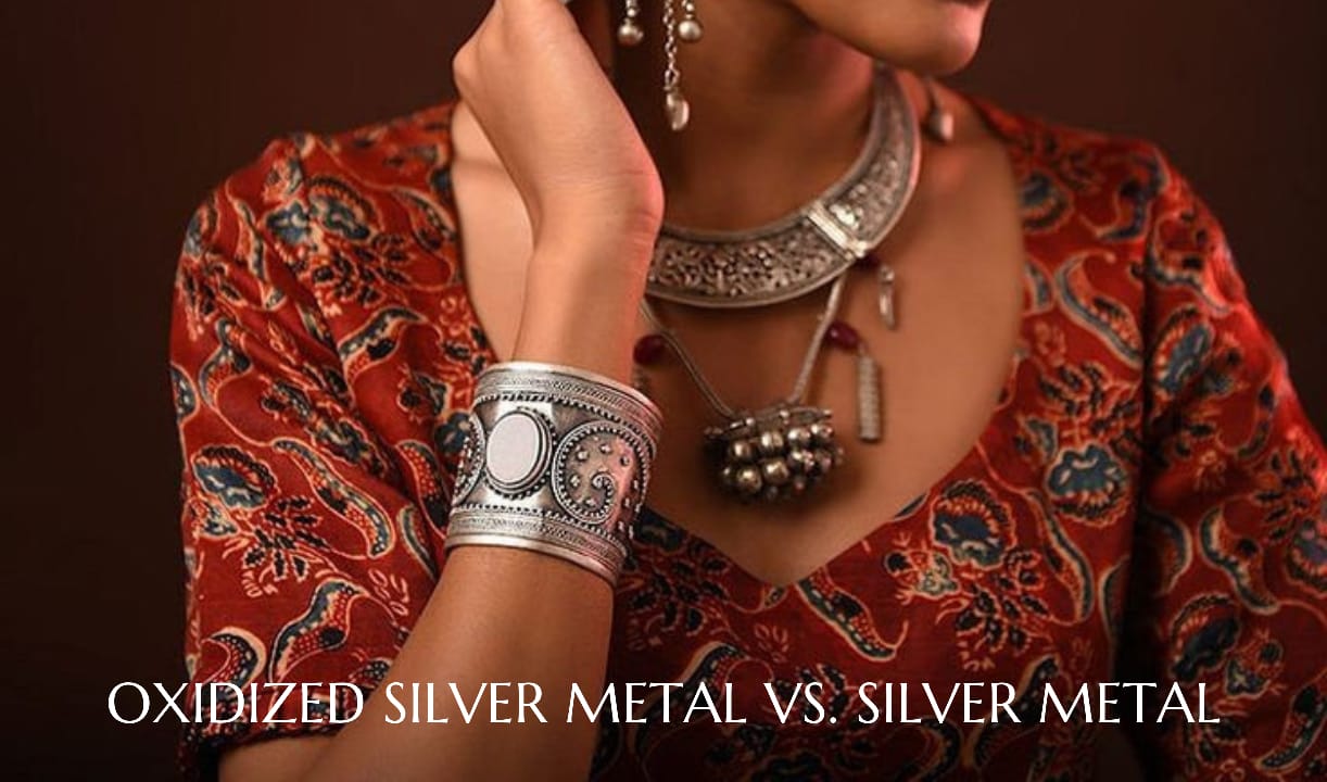 Oxidized metal Vs Silver metal 