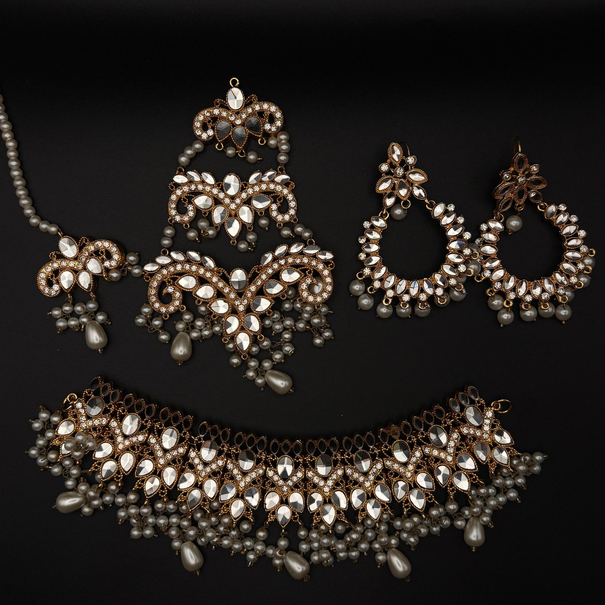 Regal Pearl & Kundan Bridal Set