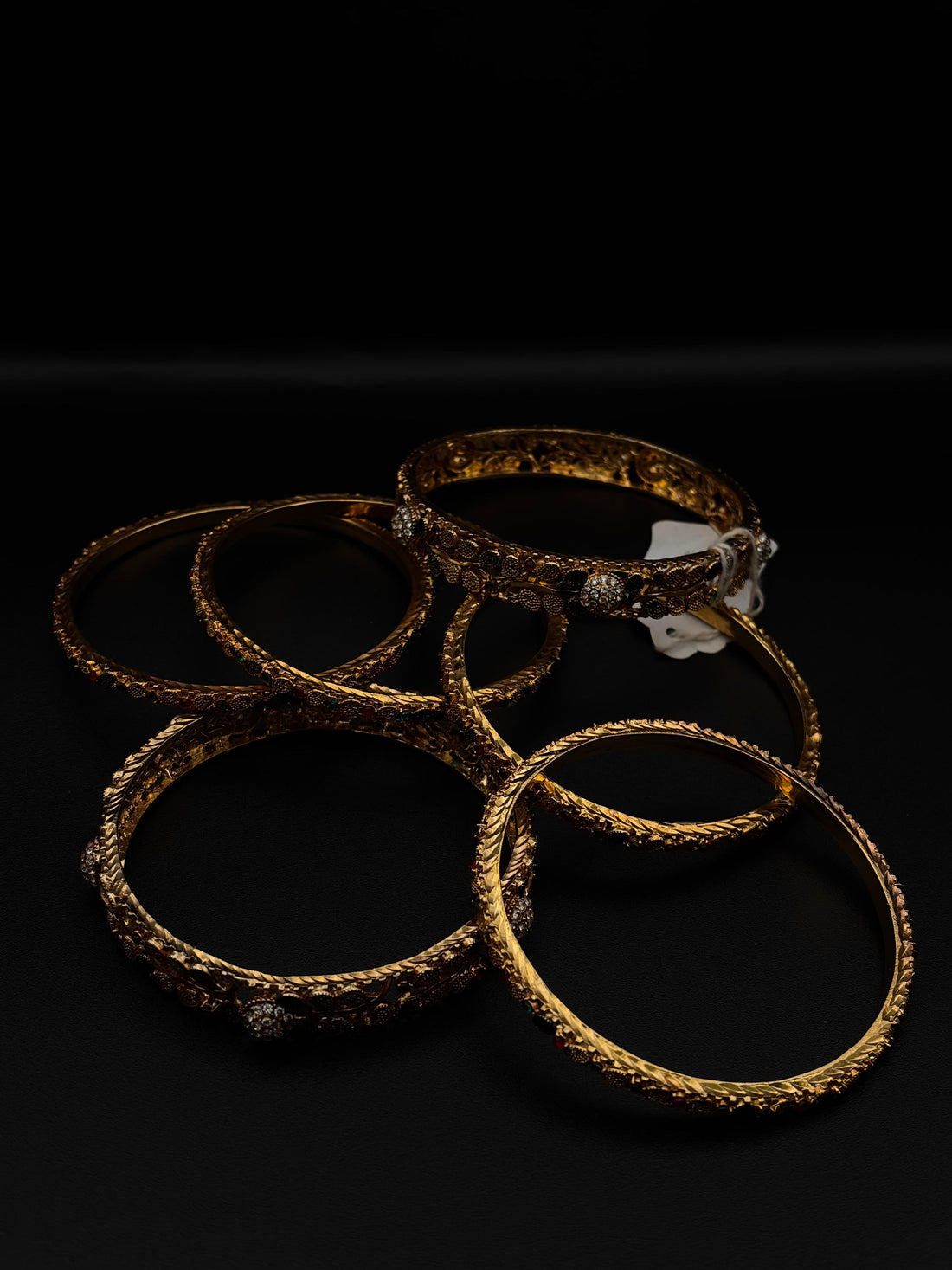 Regal Gold-Plated Bangles