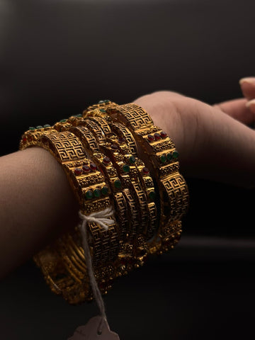 Majestic Heritage Gold Bangles
