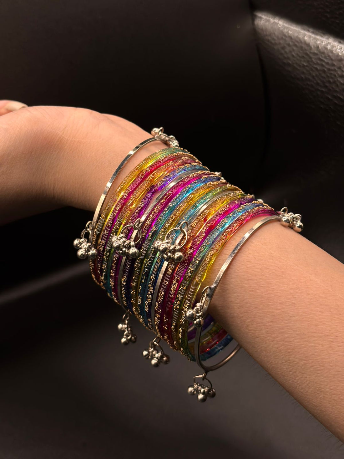 Kashmiri kaanch Bangles Set