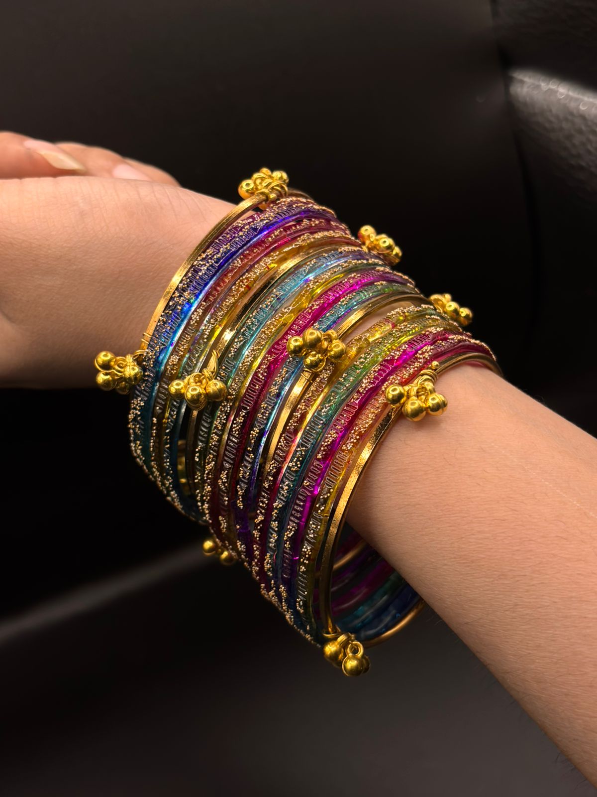Elegant Bead Metal Bangles Versatile Stylish For Every Occasion Elegant Bead Metal Bangles Versatile Stylish For Every Occasion