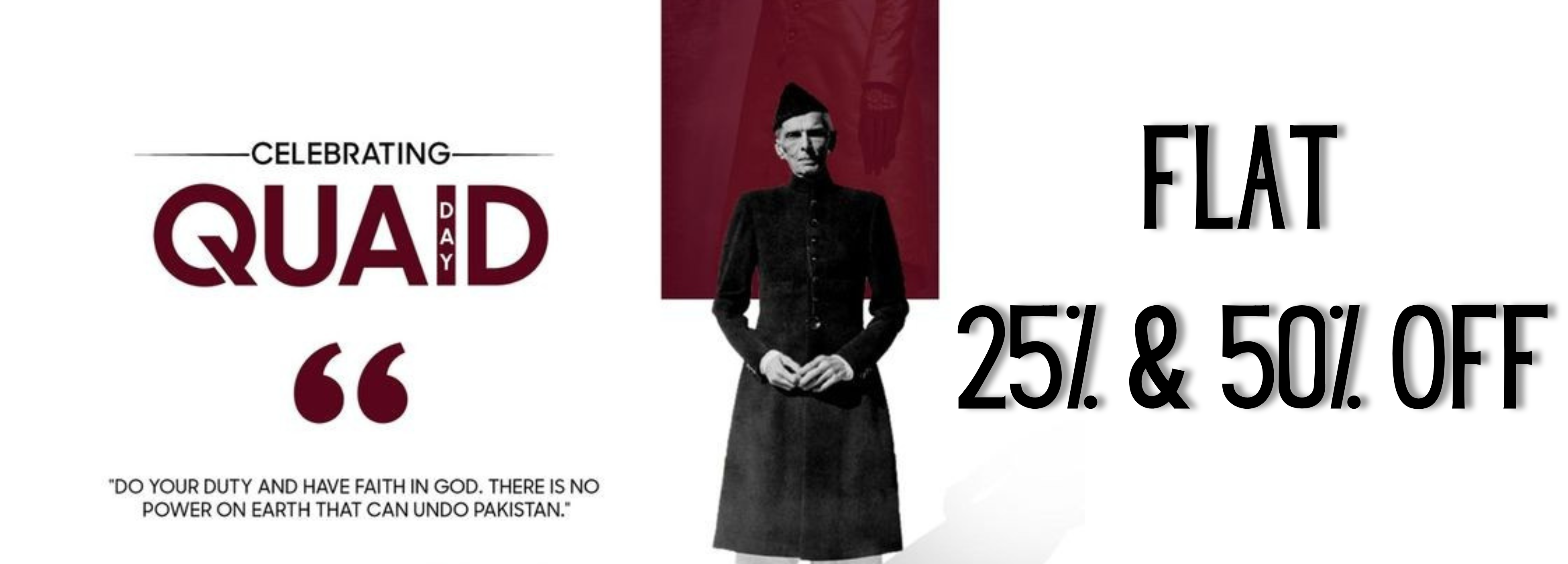 Quaid e Azam Day Sale